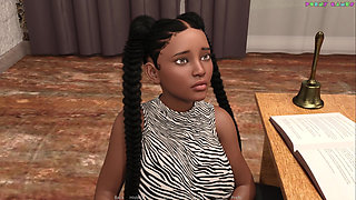 Baking with Chocolate by Moonbox - Asserting Dominance in the Hoods, Black Teen Loves the Spanking 1