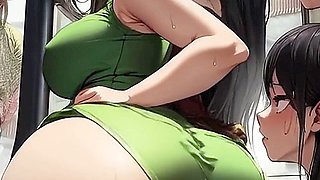 Black & Asian Lactating Lesbian Milfs Love Milking Their Tittys In Public In New Hentai From Spicy Toons! - Car Toon