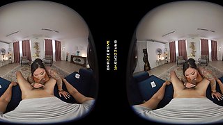 BRAZZERS - Gorgeous Kay Super-cute Lets Her Beau & Her Sugar Father Share Her Tasty Gash