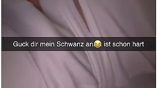 My Roommate Cheats And Cum Inside Me! German Snapchat Fuck