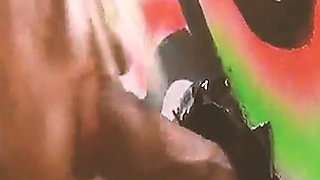 Fucking in Places Scene-2_blonde with a Big Ass in Lingerie Enjoys Sex in a Public Bathroom