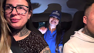 Frenstista Accepted to Give Her Pussy and Got Into the Car When She Took off Her Blouse We Were Surprised and When She Put Her T
