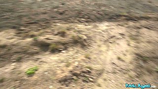 Mellany Lapiedra’s Blonde Charm in Public Seduction