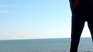 Lifejacket and Jeans on the Beach