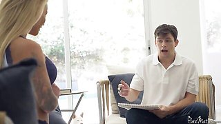 Slutty babe with big boobs Isabelle Deltore like intensive dick-riding