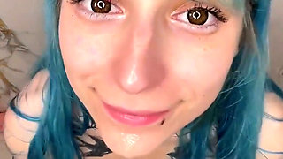 Ahegao and Drooling in a Shower