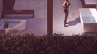 My Pleasure 3 - Lori Kissing First Time Julian in Park Then in Her Bed and Julian Watching Daphne's Shower