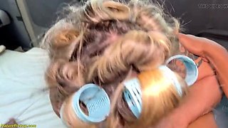 Skinny Tattooed Granny Sabrina Fit Gets Rough Anal Destroyed By BBC In Van