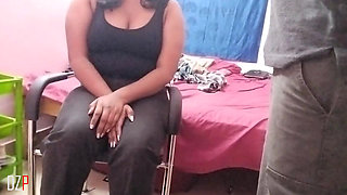 Hot Desi Girlfriend Fucked in Doggy Style Blowjob