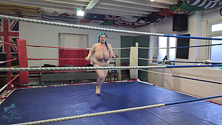 Running Around a Wrestling Ring - Solo Girl