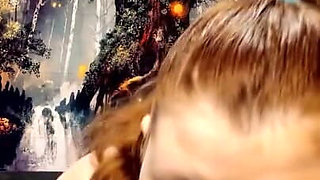 Gloryhole Slut Cums Home