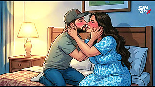 Horny Indian Aunty Seduces Young Delivery Boy at Home