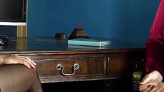 New Employee's Seduction Part 1: Lesbian Boss Lady Sara Borgia Claims Innocent Slave Mila (1080p)