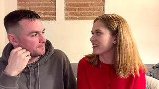 Behind the Scenes with Shy and Pretty College Girl, Una Fairy, and Andres Acosta