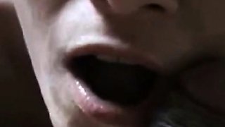 Deep-Throating American MILF Gives Blowjob