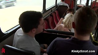 Public Bus Foot Worship and Assfuck Sex
