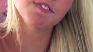 Hot Blonde Teen Robin Truelove Plays with Swinger Couple in the Gloryhole