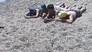 Horny Turkish Guy Fucks My Pussy at the Beach