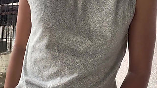 Big Asian Cock Inside the White Basketball Shorts