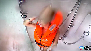 Steamy Lifejacket Shower