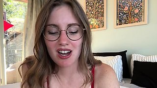 Great Big Boobs On Masturbating Redhead