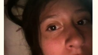 Beautiful Girl seduces with her expression