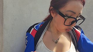 A new relaxing break with smoking and the beautiful Lavinia