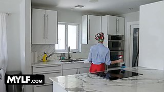 Big boobed tweak up milf Ginger Babbii gets predominated by tattooed stud