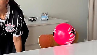 MILF Returns Home After a Football Game and Gets Rewarded with a Pussy Filled with Sperm