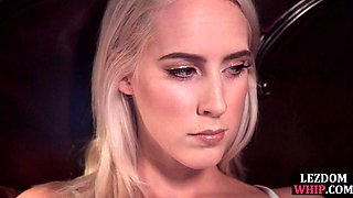 Hardtied whore toyed and fingered threesome orgy