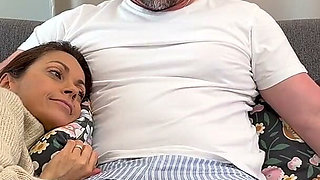 MILF Has the Best Netflix and Chill Time in the Sofa with Amazing Ride