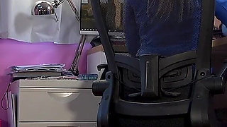 Wetsuit Under My Office Clothes Exposed & Punished