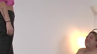 The Beautiful Amirah Adara Kicks the Slave's Balls