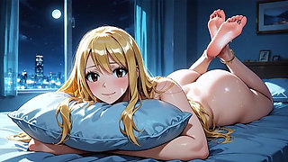 Lucy Heartfilia From Fairy Tail Woke up with Excitement and Wanted Good Sex