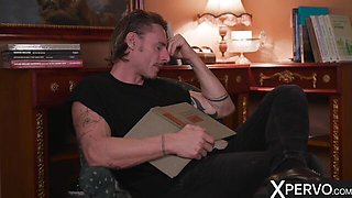 Fine-looking Marcello and Kama's loud maoning porn