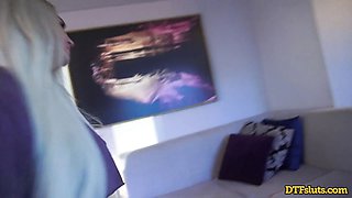 Kitty's Tight Asshole Destroyed by James Deen's Monster Cock