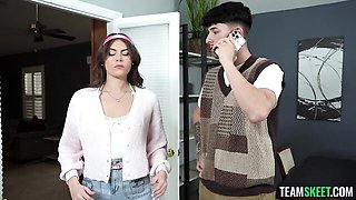 Brown-haired girlfriend Selina Bentz nicely fucked from behind