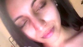 She touches her Tight Pussy and gets horny thinking that
