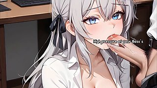 Anime alya, office joi, office fuck