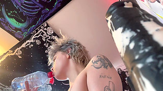 Giantess Tiny Secretly Watches Me Shower and Pee Eat Breakfast