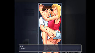 Summertime saga  sex with classmate and stepmom gives me blowjob