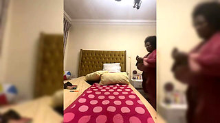 Ebony SSBBW Shower Tease & Masturbation