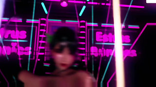 B023 Three Women Whipping Human Slaves in POV