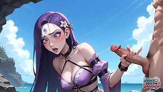 Sultry Milk Goddess Bound in Lust-filled Bondage in a Tropical Eden - an Unforgettable Domination & Submission XXX