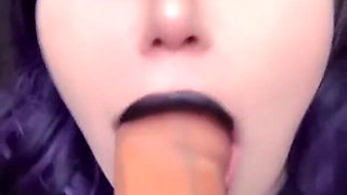 Caught the Fat Goth Nurse Masturbating