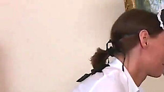 Housemaid Stuffed the Asshole