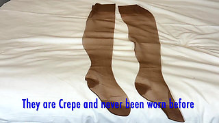 Vgq24 Aunty Sandra Wearing 1940's Stockings