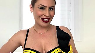 Stewardess Guiding Your Handjob and Taking You to the Skies