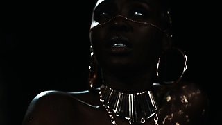 REAL LIFE VORE - Black Goddess squirt over Veronica Leal