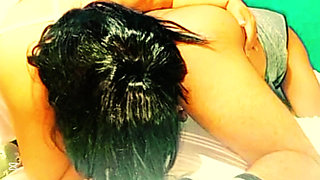 Sucking my stepson's ass and dick
